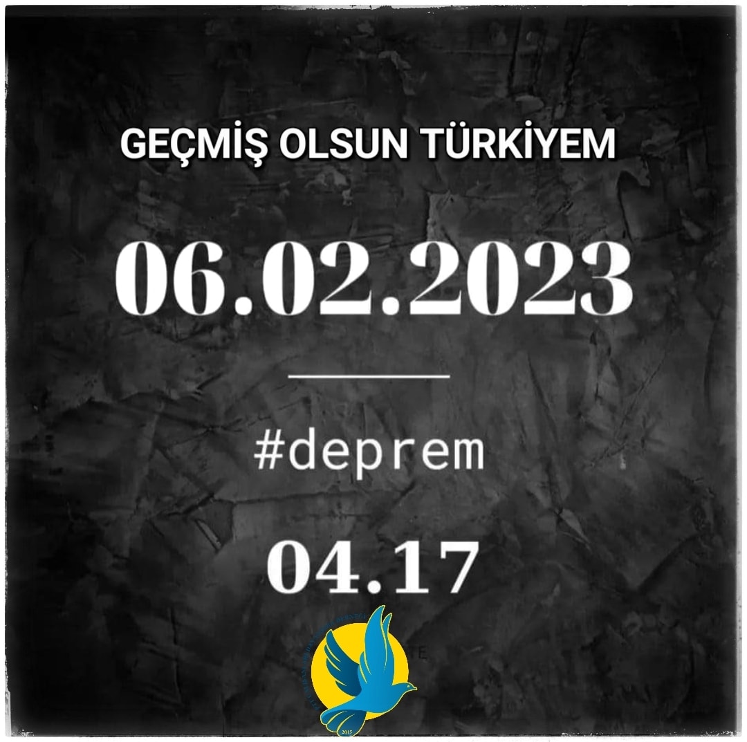 Geçmiş olsun TÜRKİYEM...