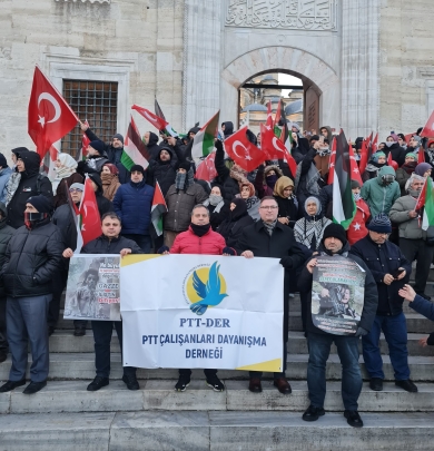 1 Ocak sabahı zulme karşı Galata'daydık