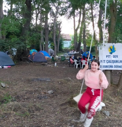 Kamp çadırlarımızı Samsun'da kurduk