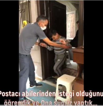 Ptt-Der olarak küçük kardeşimizin isteği olan akülü sandalye temin ettik