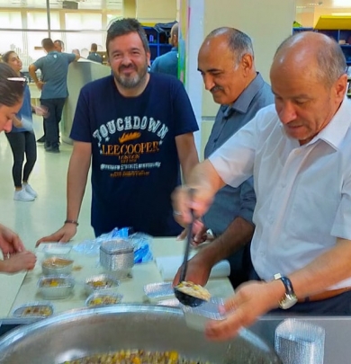 Samsun'da aşure ikramında bulunduk