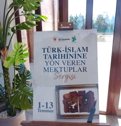 Türk İslam Tarihine Yön Veren Mektuplar sergimiz Samsun'da...