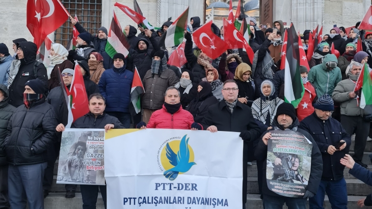 1 Ocak sabahı zulme karşı Galata'daydık
