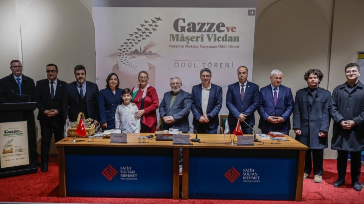 Gazze'ye Mektup yarışmamızın ödül töreni gerçekleşti