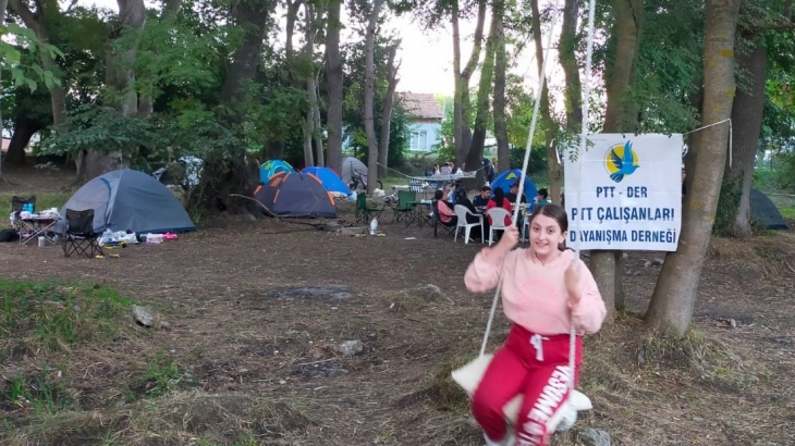 Kamp çadırlarımızı Samsun'da kurduk