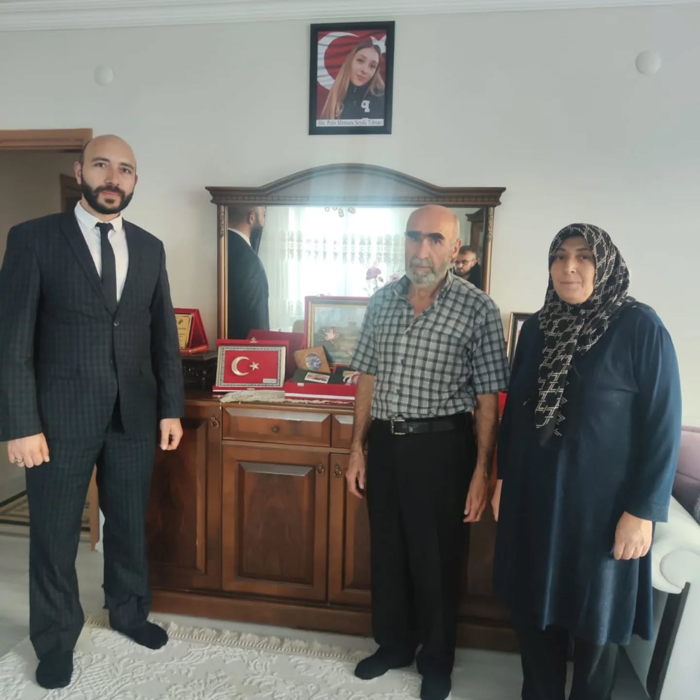 Şehidimizin ailesine ziyaret